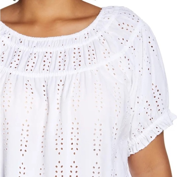 CASLON SMOCKED EYELET TOP 🌸IN STORES🌸 - Picture 2 of 4